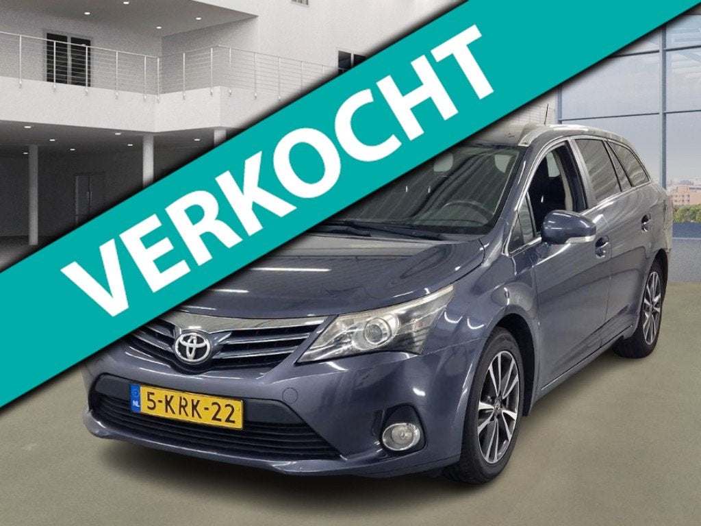 Toyota Avensis Wagon 1.8 VVTi Dynamic | AIRCO | CC | TREKHAA, Auto's, Toyota, Voorwielaandrijving, Euro 5, 4 cilinders, Blauw