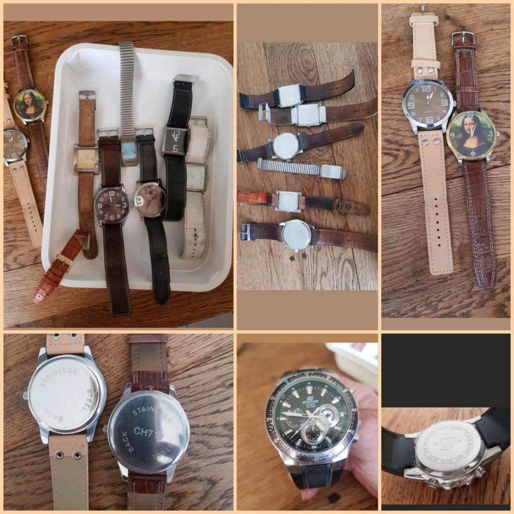 Verzameling Horloges, Ophalen of Verzenden, Leer, Overige merken