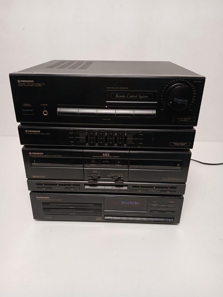 Pioneer XD-Z62T stereo twin cd cassettedeck amplifier, Ophalen of Verzenden, Cassettedeck, Pioneer