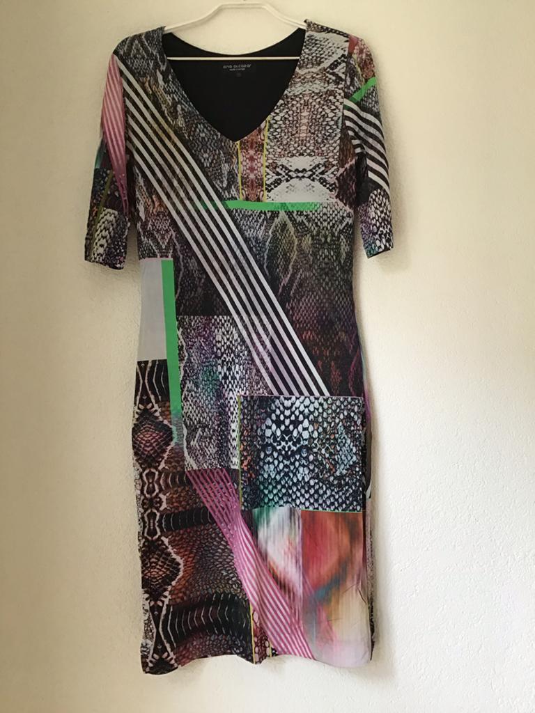 Ana Alcazar gevoerde Jurk meerkleurig maat 38, Kleding | Dames, Jurken, Maat 38/40 (M), Overige kleuren, Ophalen of Verzenden