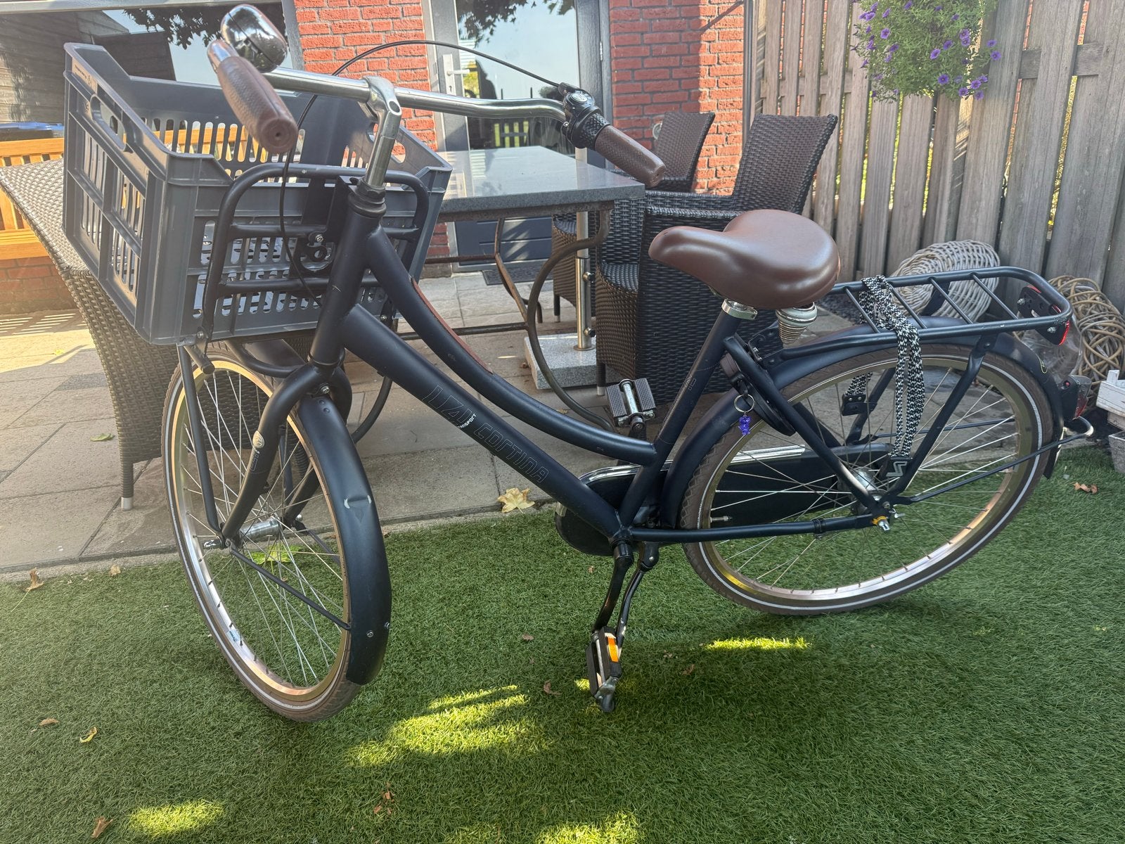Cortina Transportfiets Meisjesfiets 26 inch Donkerblauw, Fietsen en Brommers, Gebruikt, Versnellingen, Cortina, Ophalen
