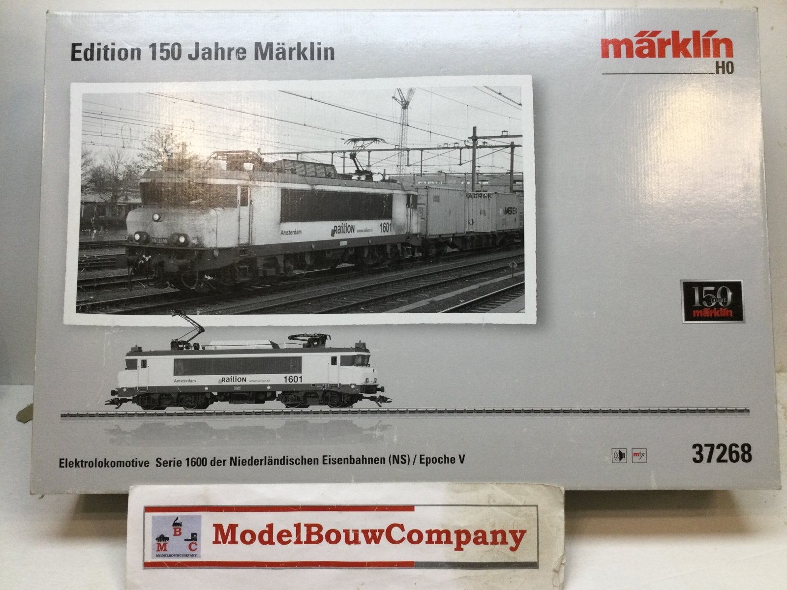 MARKLIN 37268 NS E LOK 1601 RAILION MFX, Wisselstroom, Locomotief, Ophalen of Verzenden, Märklin