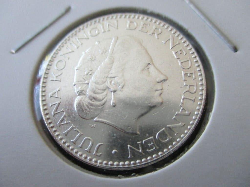 Gulden 1954, 1 gulden, Koningin Juliana, Zilver, Ophalen of Verzenden