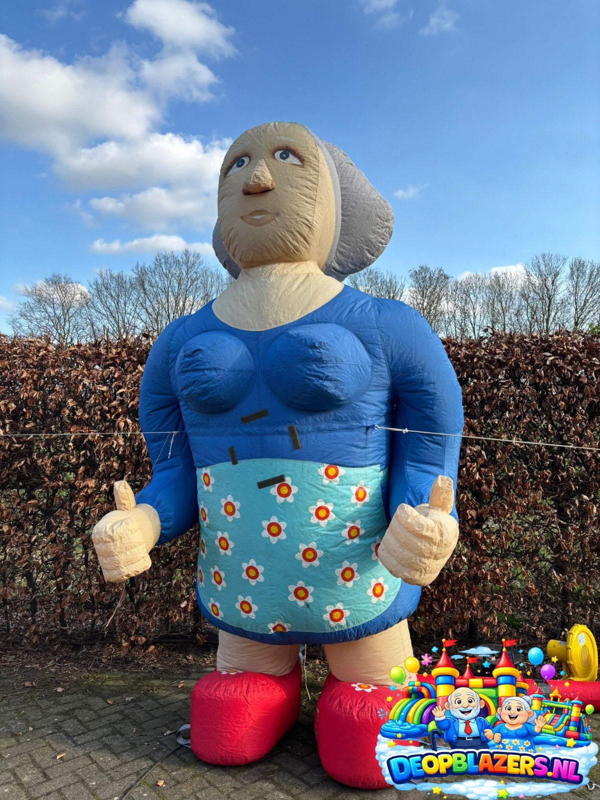 Opblaaspop sarah 50 jaar te huur, Ophalen of Verzenden, Zo goed als nieuw, Abraham of Sarah