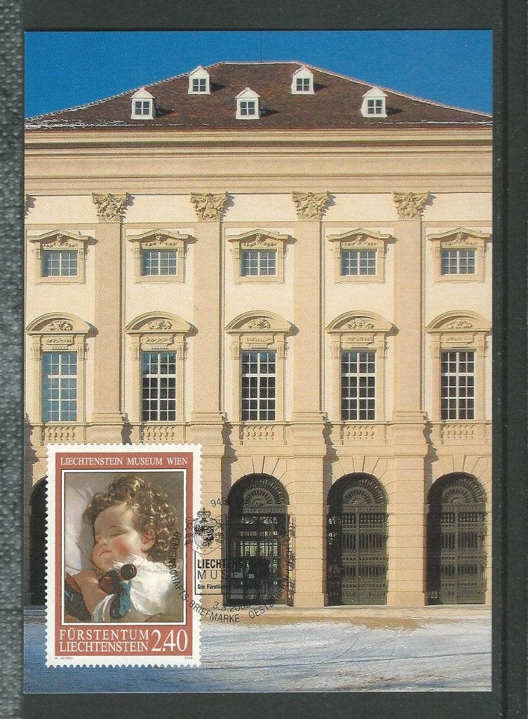 LIECHTENSTEIN 2008 Schilderij Slapende Prinses op Maximumkaa, Verzenden, Overige landen, Gestempeld