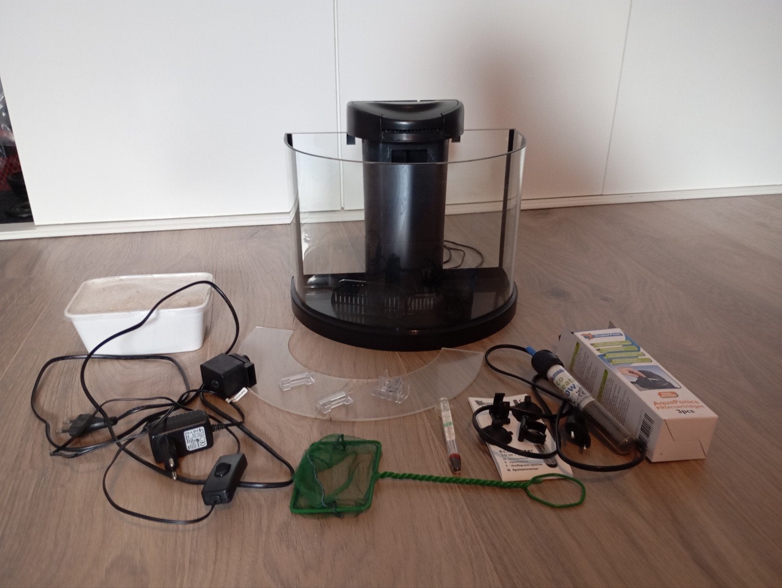 Superfish aquarium 10L complete set, Dieren en Toebehoren, Zo goed als nieuw, Leeg aquarium, Superfish, Ophalen