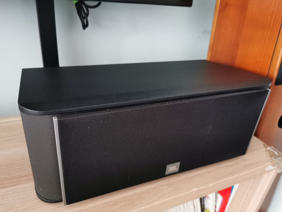 JBL ES25C centerspeaker voor thuisbioscoop, Ophalen, Gebruikt, JBL, 120 watt of meer