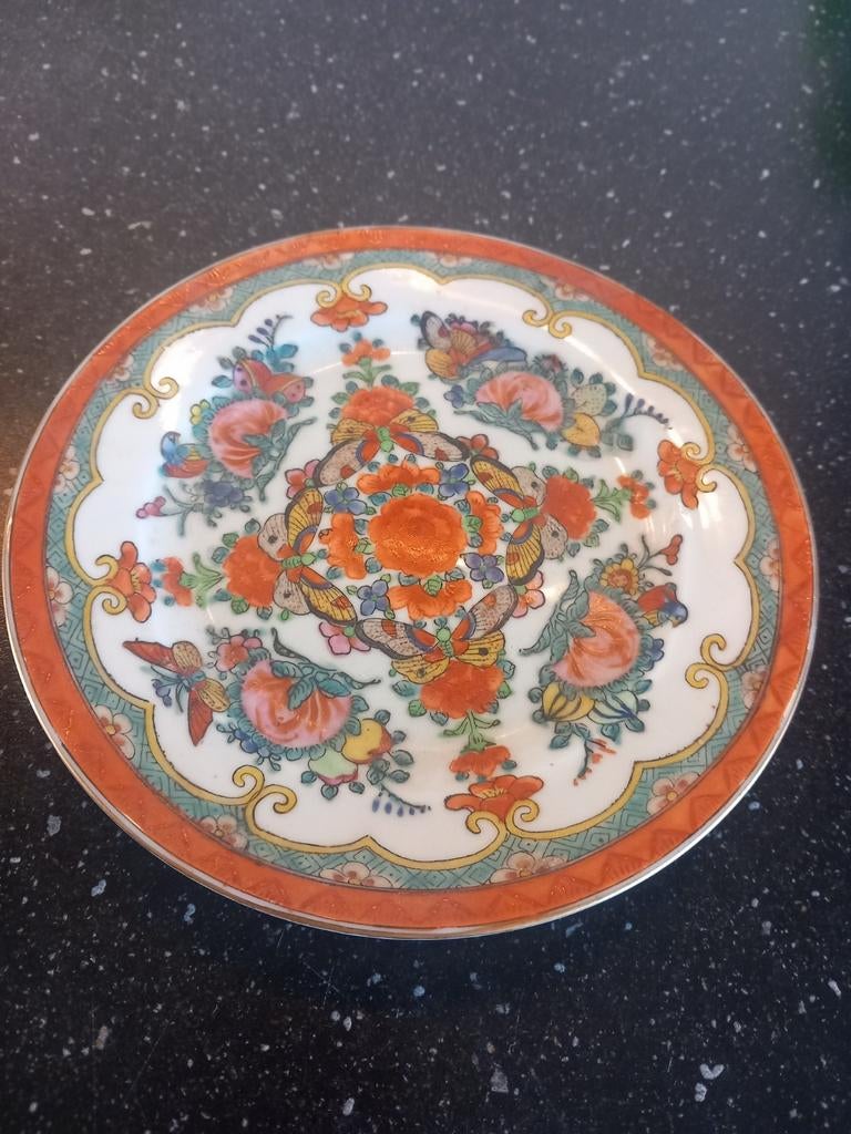 Chinees Famille Rose porseleinen bord, Ophalen of Verzenden