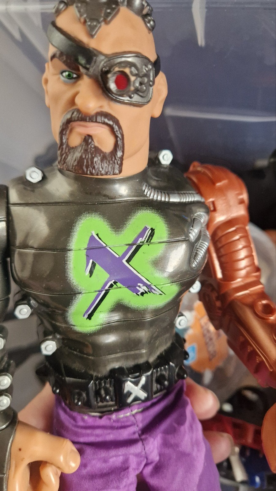 Grote doos met Action Man figuren, kleding en accessoires, Ophalen, Gebruikt