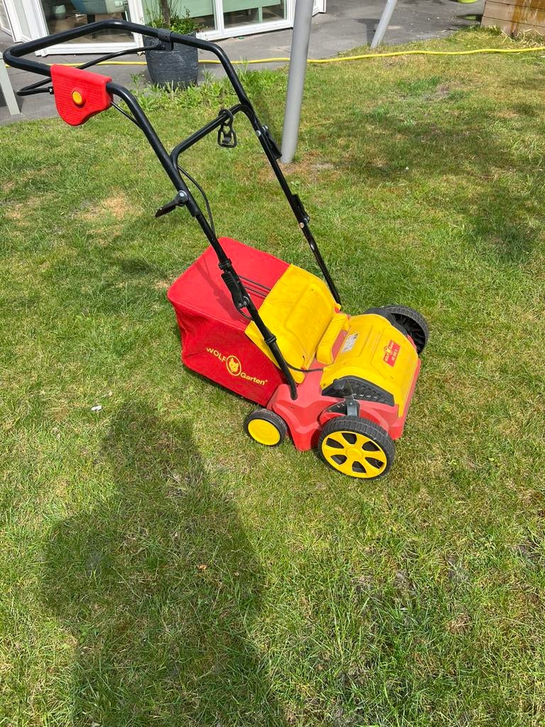 Wolf verticuteermachine elektrisch, Tuin en Terras, Ophalen of Verzenden, Zo goed als nieuw, Elektrisch