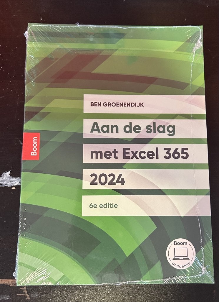 Aan de slag met Excel 365 2024, Boom, Nieuw, Beta, HBO