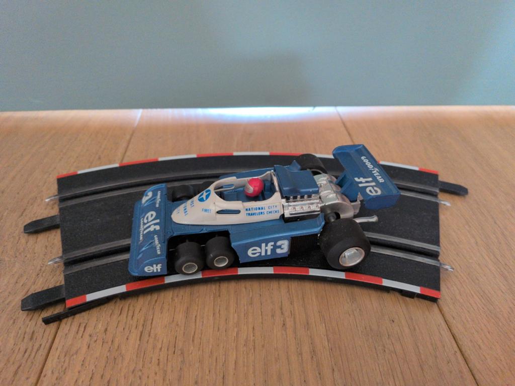 Vintage Tyrrell P34 raceauto voor racebaan, Ophalen, Gebruikt, Elektrisch, Overige merken