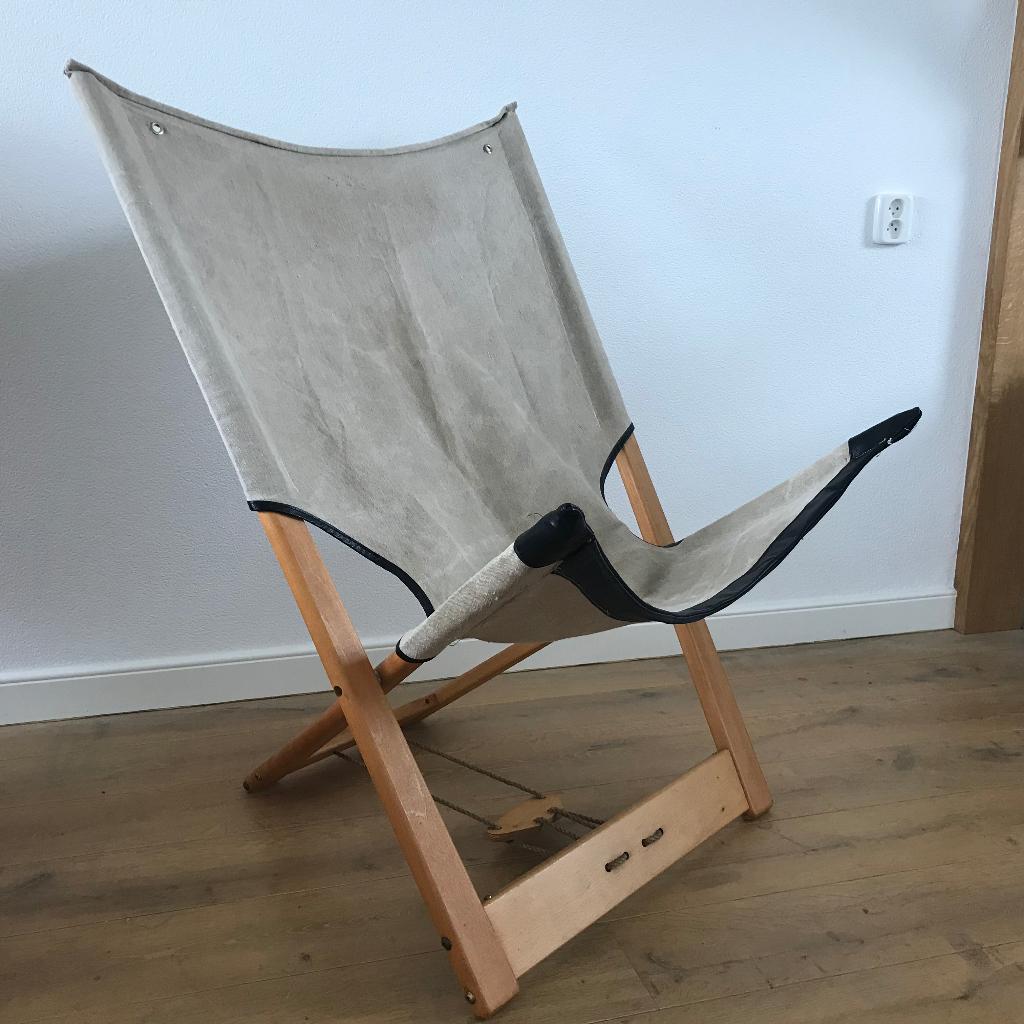 Safari Folding chair stoel Hylinge Denmark vlinderstoel, Ophalen, Gebruikt, Nvt, Eén