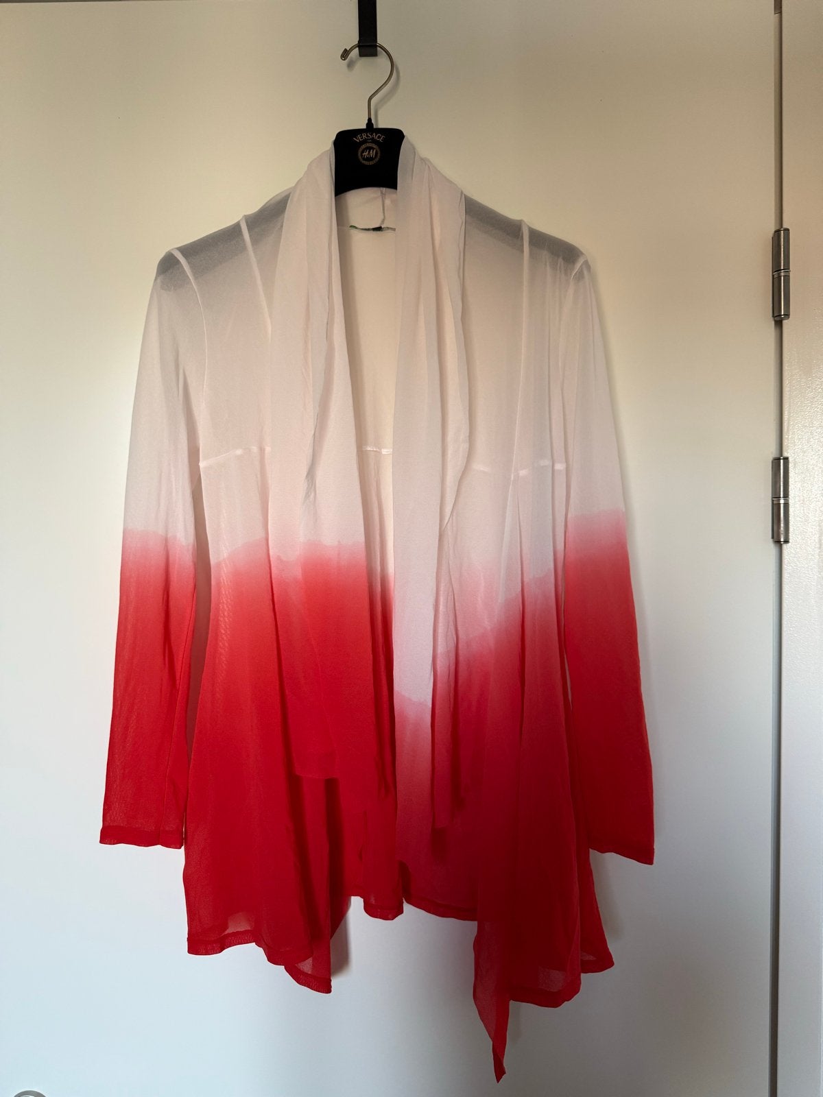 Farah & Coco ombre vestje Rood/Wit maat M, Kleding | Dames, Ophalen of Verzenden, Zo goed als nieuw, Maat 38/40 (M), Rood
