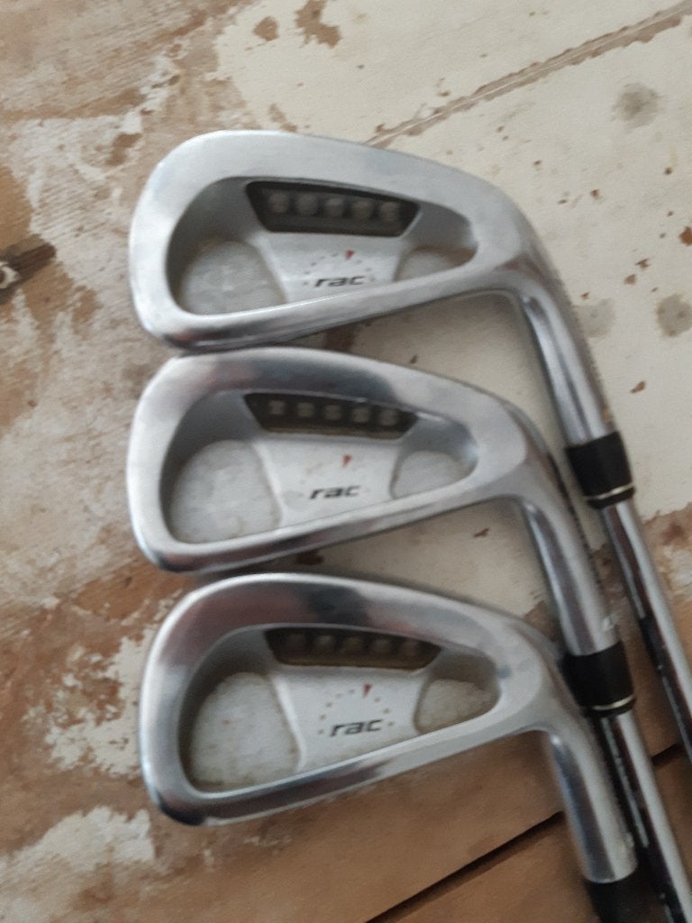 TaylorMade RAC lt ijzers 4 5 & 6.Goede grips. Per stuk €25, Ophalen of Verzenden, Set