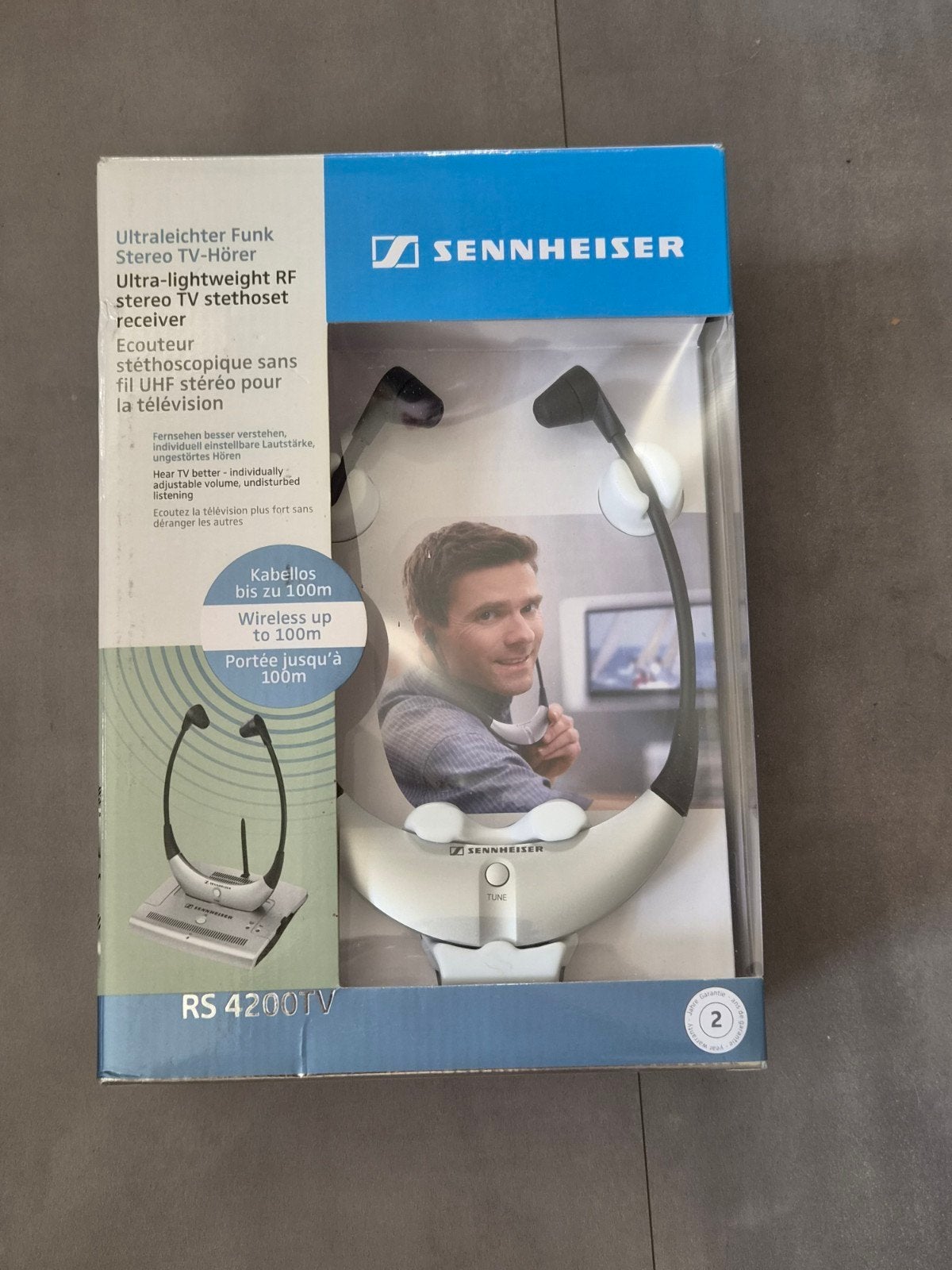 sennheiser rs4200 tv in doos., Audio, Tv en Foto, Koptelefoons, Ophalen of Verzenden, Sennheiser