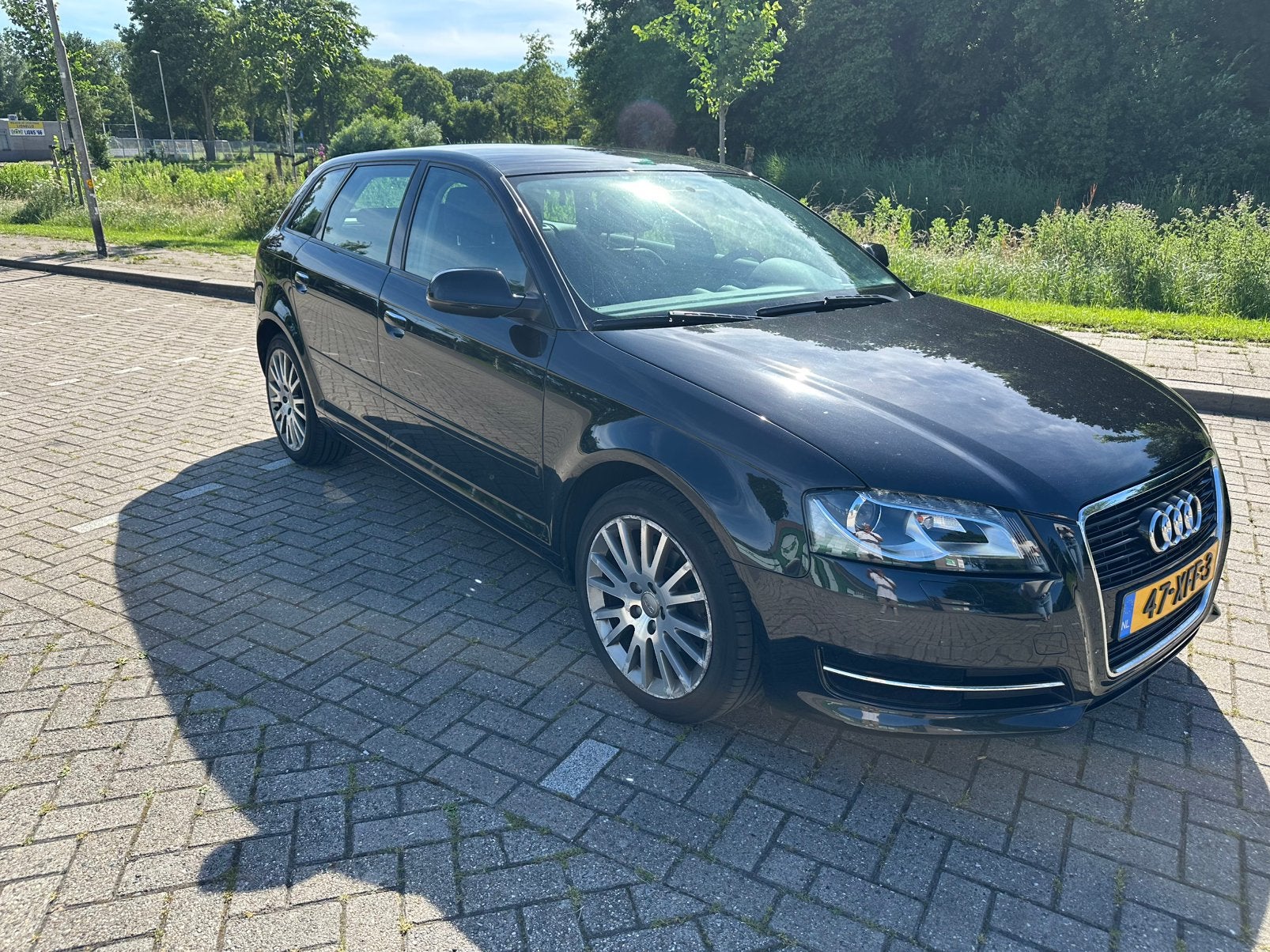 Audi A3 sportback 1.2 TFSI uit 2012, Auto's, Stof, Euro 6, Zwart, Stationwagon