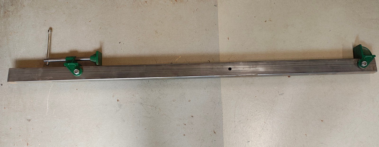 4x Sergeant lijmklemmen op stalen kokerprofiel 125 cm, Doe-het-zelf en Verbouw, Ophalen of Verzenden, Zo goed als nieuw, Klem