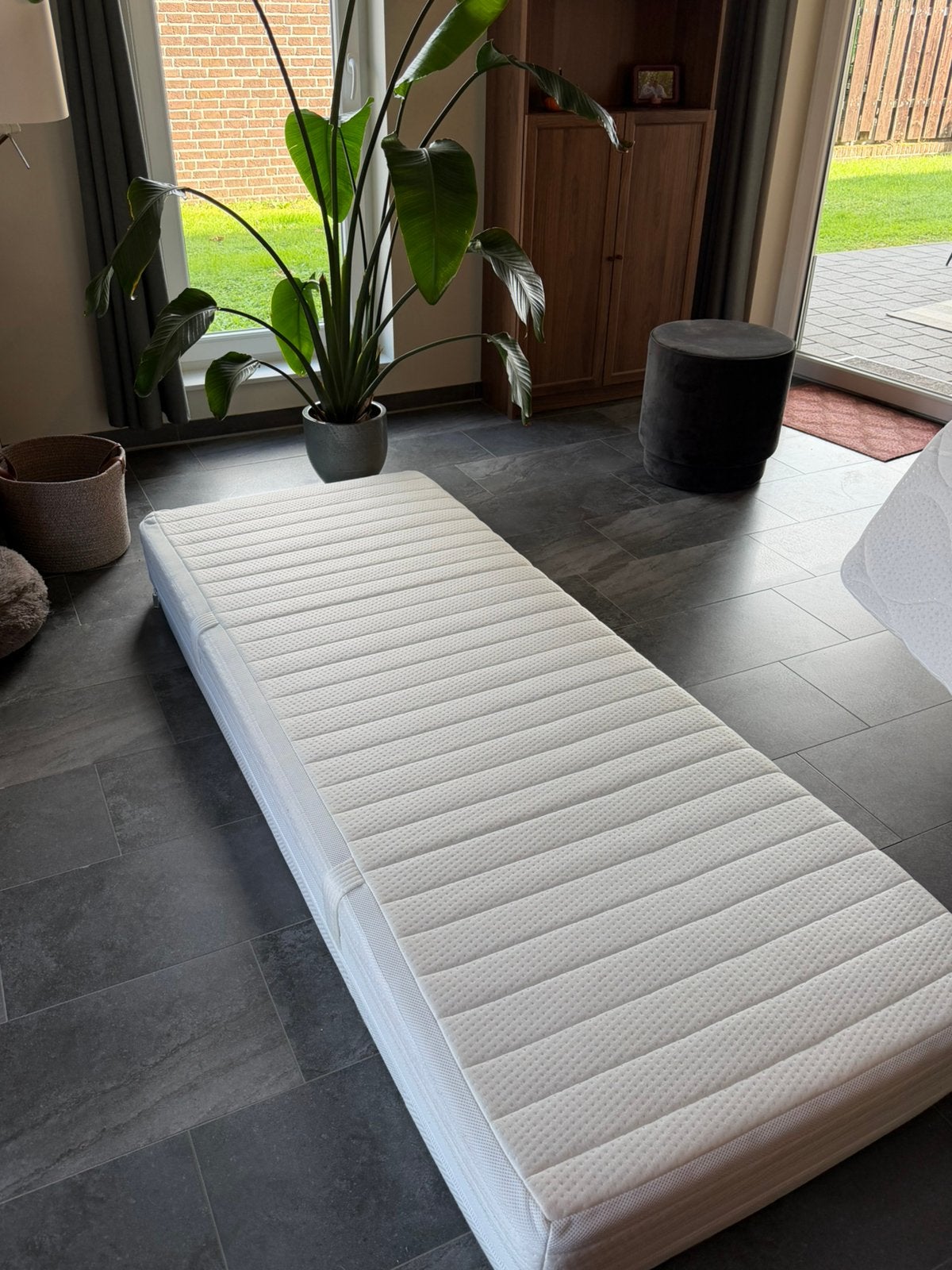 2 swissflex matrassen 210 x 80, Ophalen, Eenpersoons, 210 cm, Zo goed als nieuw