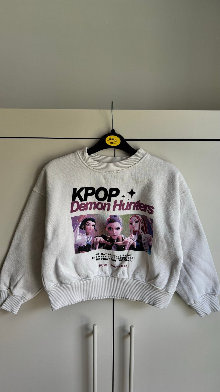 Zara K-Pop Demon Hunters trui maat 116, Kinderen en Baby's, Kinderkleding | Maat 128, Ophalen of Verzenden, Zo goed als nieuw