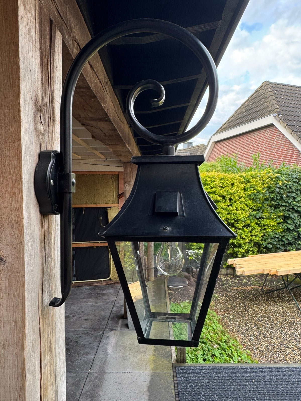 2 prachtige buitenlampen Roger Pradier Vieille France, Tuin en Terras, Ophalen, Overige materialen, Minder dan 50 watt, Wandlamp