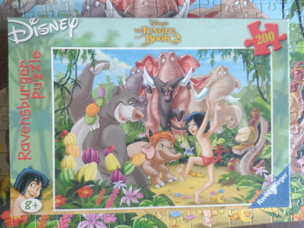 Disney jungle book 200 puzzel Ravensburger 127290, Ophalen of Verzenden, Meer dan 50 stukjes, Gebruikt, 6 jaar of ouder
