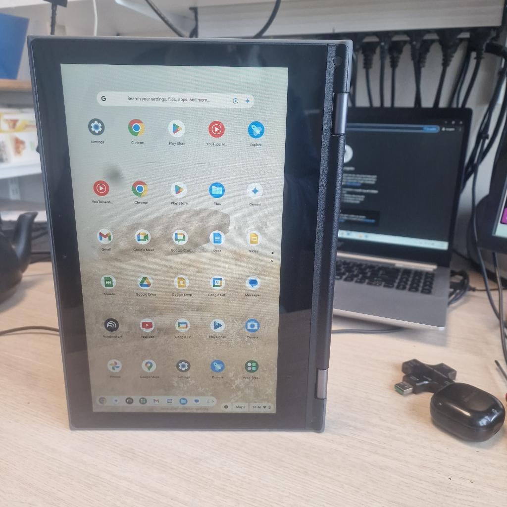 Lenovo 300e Gen2 Chromebook 11.6 inch touchscreen 360 flip, Ophalen, 4 GB of minder, Touchscreen, Zo goed als nieuw
