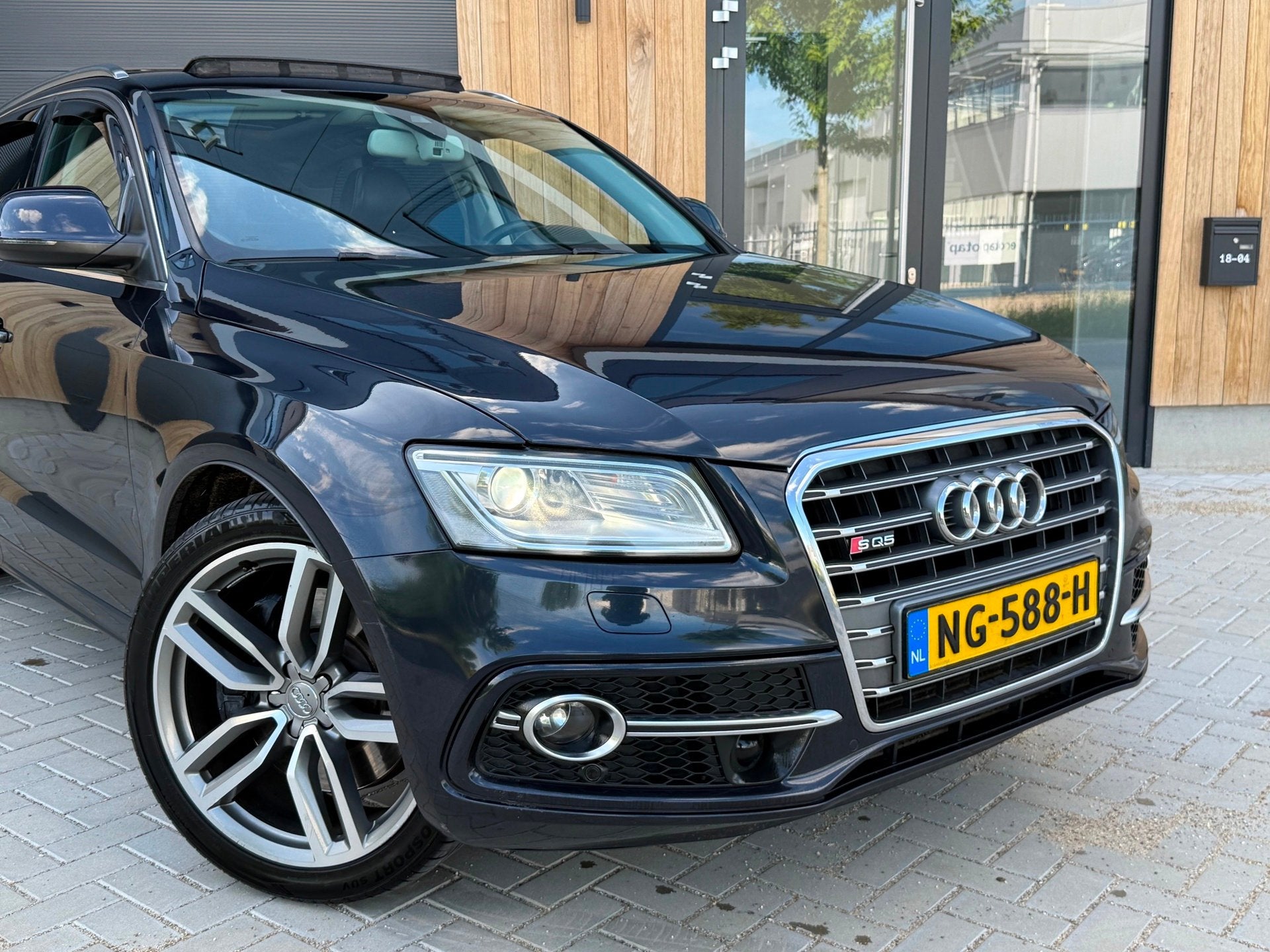 Audi Q5 3.0 TDI SQ5 quattro 313PK PANO|LEER|B&O|CAMERA|21”, Auto's, Audi, Automaat, Euro 5, 15 km/l, Gebruikt