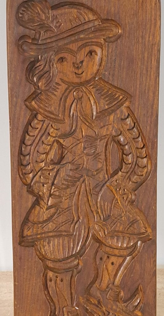 houten speculaasplank groot handgesneden 50 cm gemerkt, Antiek en Kunst, Houtsnijwerk, Ophalen of Verzenden, 20 - 50 cm, Hout