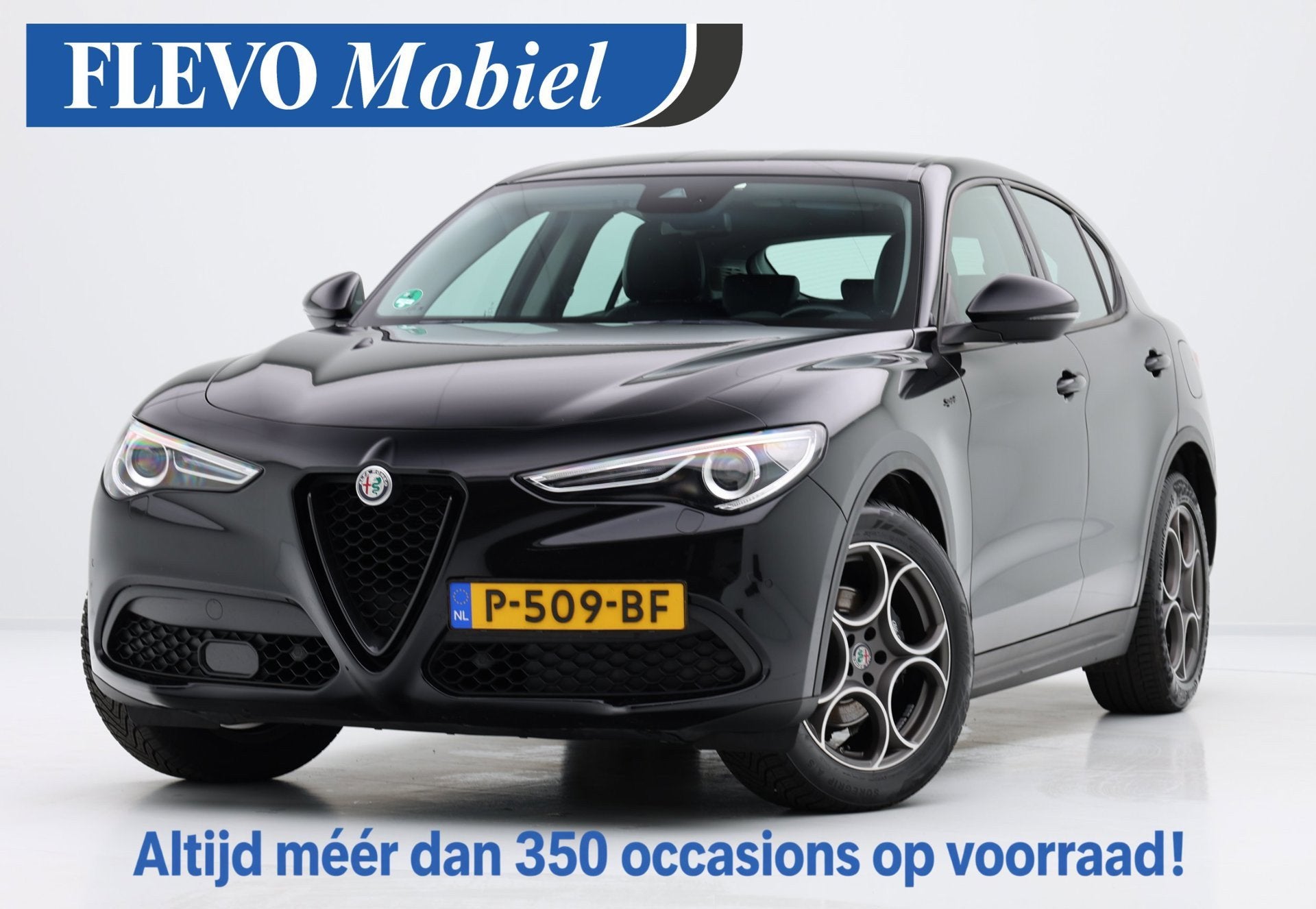 Alfa Romeo Stelvio 2.2d B-Tech Aut. Half leder|Navi|Clima|Ca, Auto's, Automaat, Achterwielaandrijving, Gebruikt, Euro 6