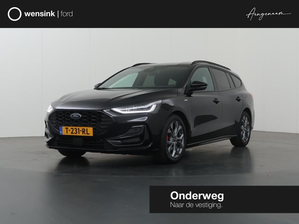 Ford Focus Wagon 1.0 EcoBoost Hybrid ST Line X | Winterpakke, Stof, Gebruikt, Automatische klimaatregeling, Zwart