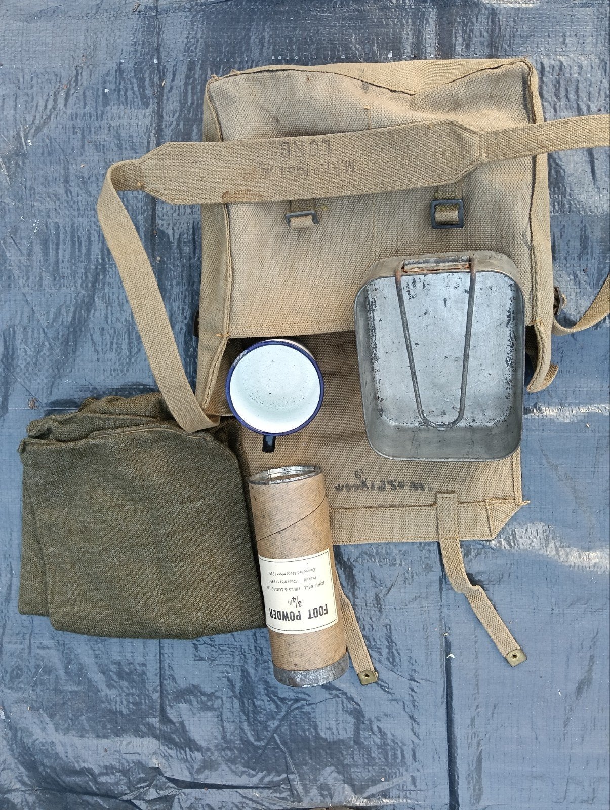 WW2 ORIGINAL Britse, militaire set, Verzamelen, Ophalen of Verzenden, Engeland, Overige typen