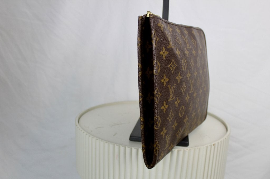 Louis Vuitton Posh Documents - 1228, Gebruikt, Bruin, Ophalen of Verzenden, Louis Vuitton