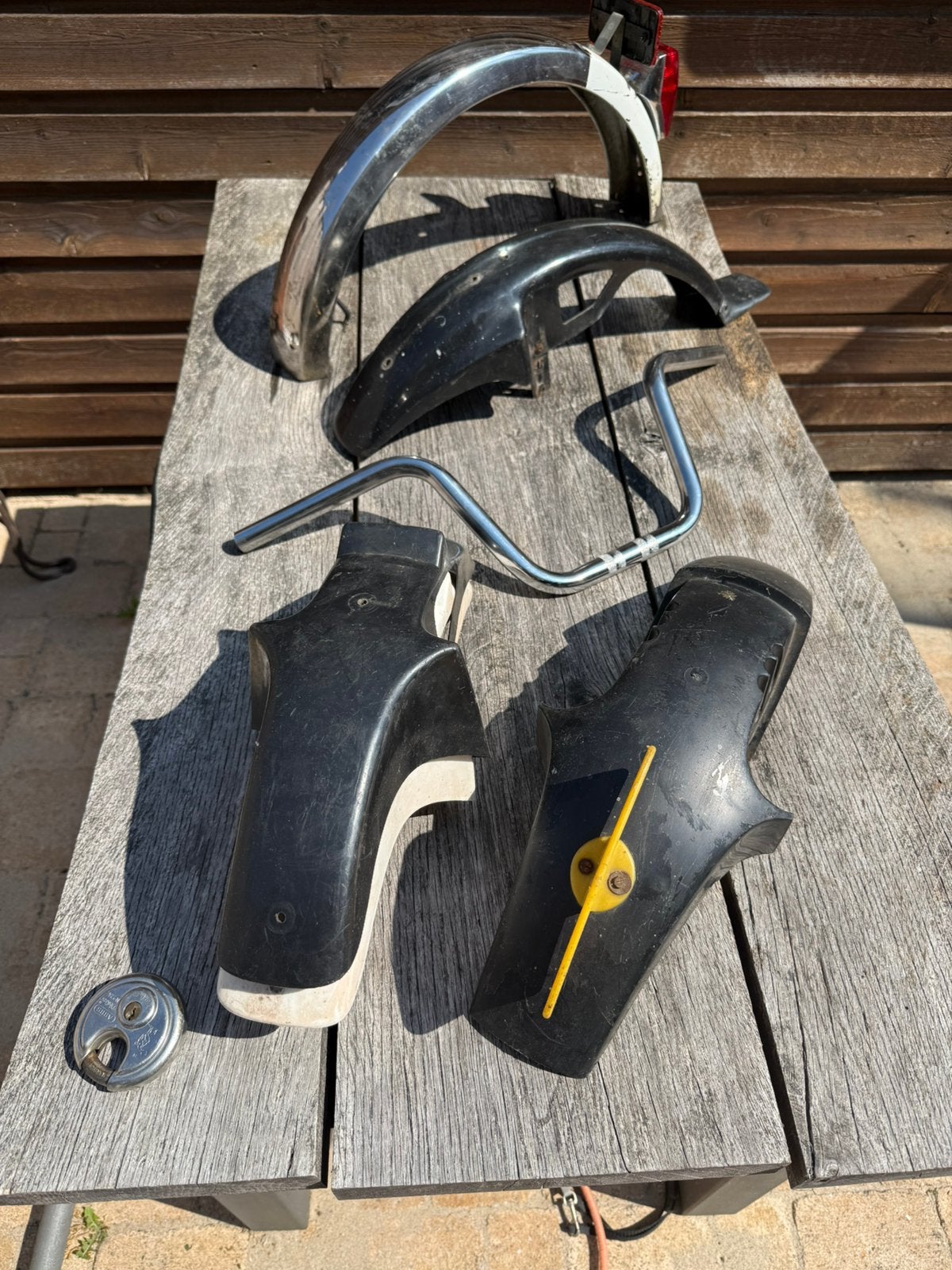 Peugeot 103SP onderdelen spatborden v+a Schokbrekers, stuur., Fietsen en Brommers, Ophalen of Verzenden, Gebruikt, Overige typen