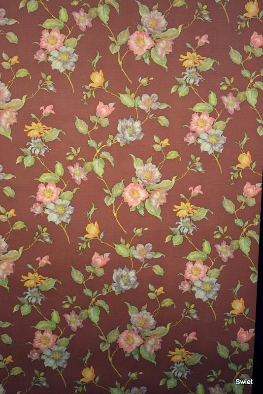 10313 klassiek bloemenbehang in warme tinten swiet, Verzenden, Minder dan 10 m², Roze