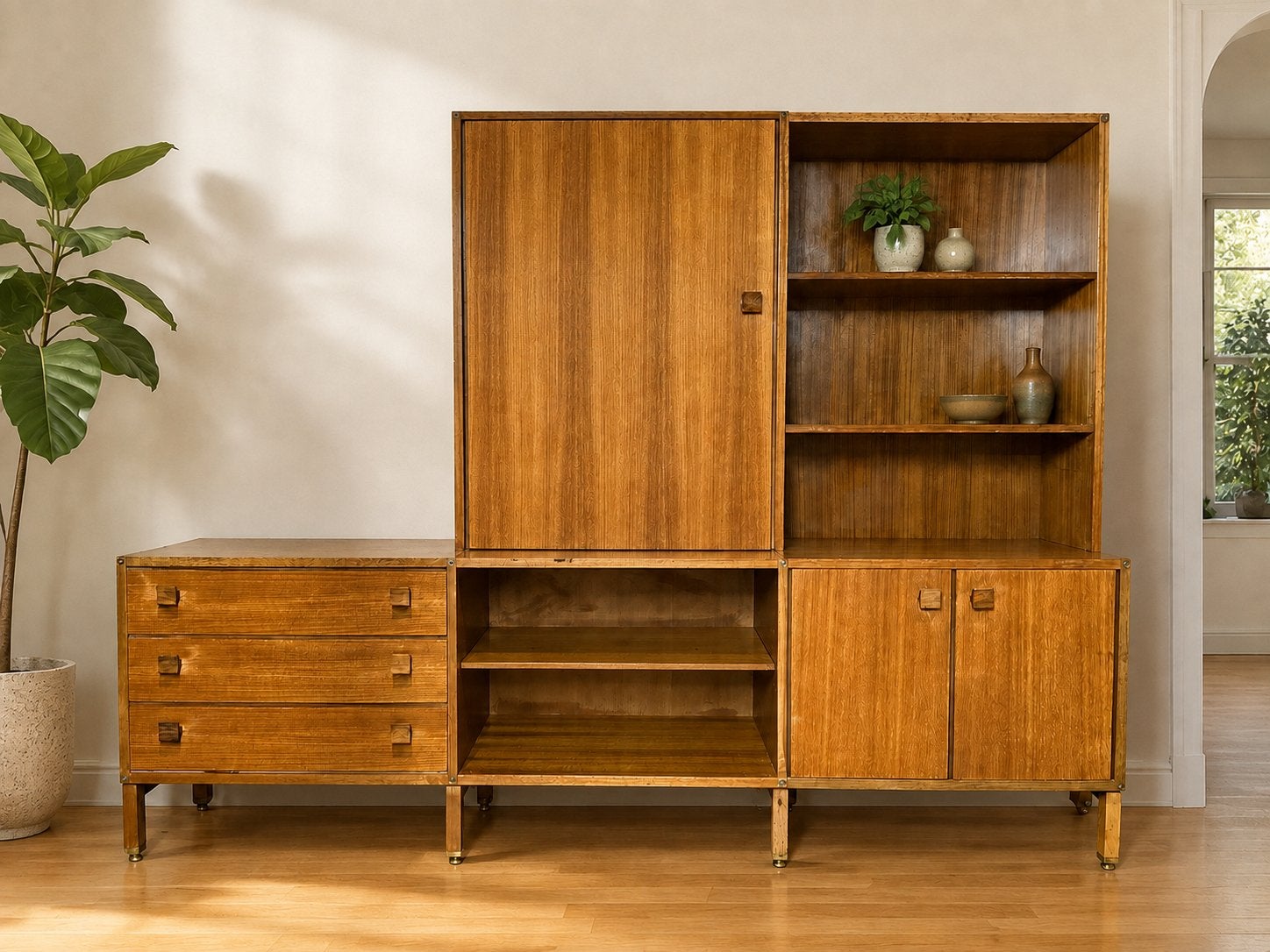 Prachtige originele modulaire wandkast van het merk topform, Vintage, Vintage, Ophalen of Verzenden, Zo goed als nieuw