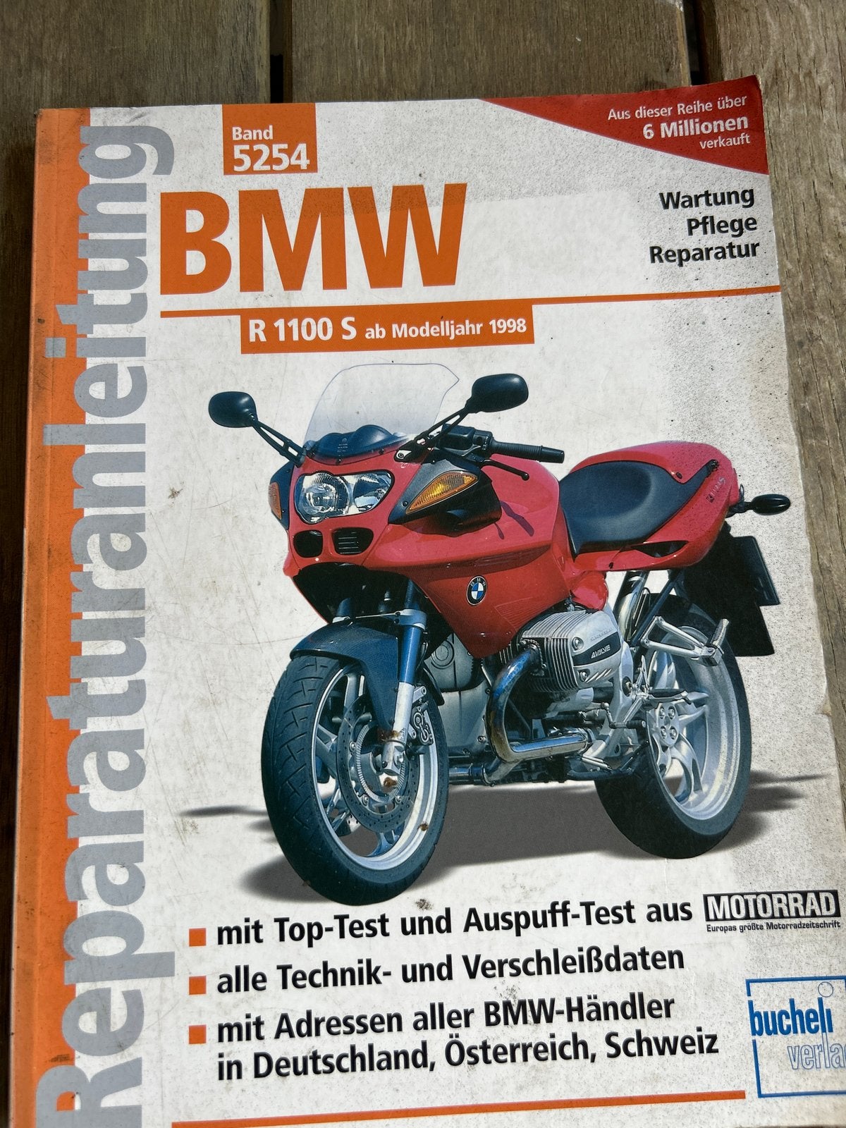 BMW R 1100 S Reparatiehandleiding (vanaf 1998), Ophalen of Verzenden, BMW