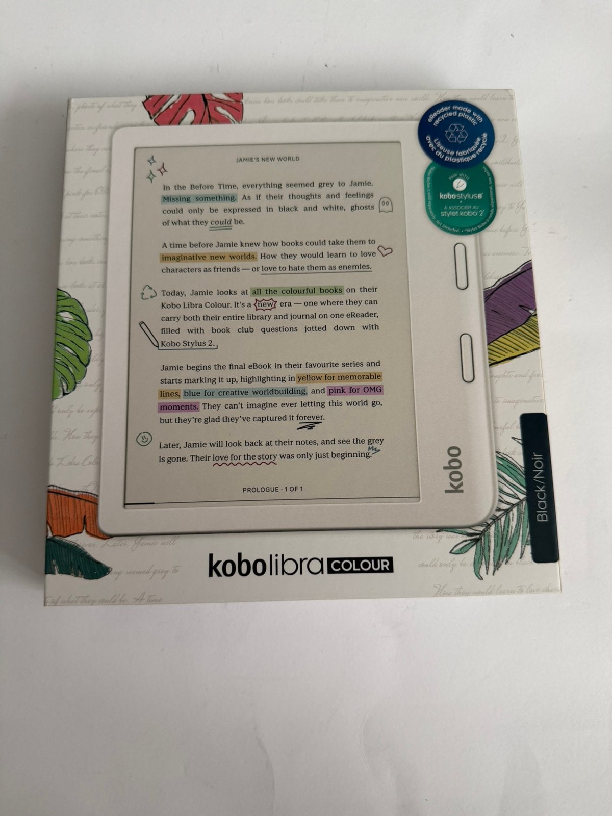 Kobo Libra Colour compleet 32GB| hoesje | uitstekende staat, Computers en Software, E-readers, Kobo, Kobo, Ophalen of Verzenden