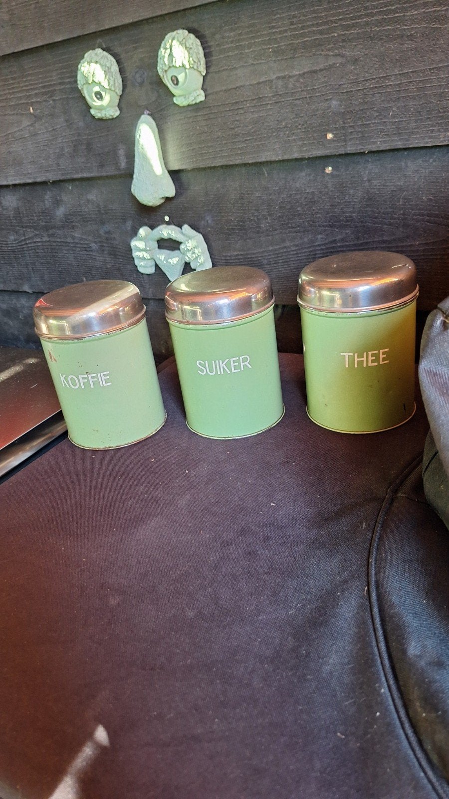 Vintage voorraadblikken: Koffie, Suiker, Thee, Ophalen of Verzenden