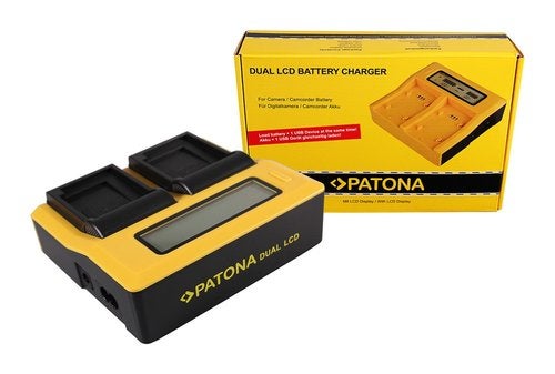 Dual LCD USB LadegerA$?t Canon Legria Mini PowerShot G1 Mark, Verzenden, Nieuw
