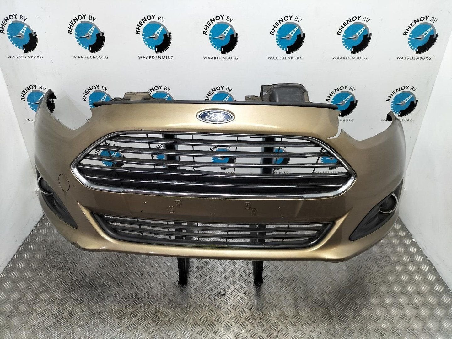 FORD FIESTA MK6 CB1 1.6D Titanium Econetic VOORBUMPER 2013, Gebruikt, Voor, Ophalen of Verzenden, Stiba lid