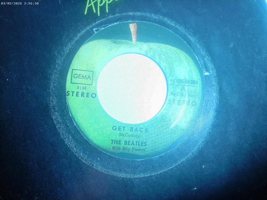 The Beatles - Get Back / Don't let me down, Originele persing, Ophalen of Verzenden, Gebruikt, Rock en Metal
