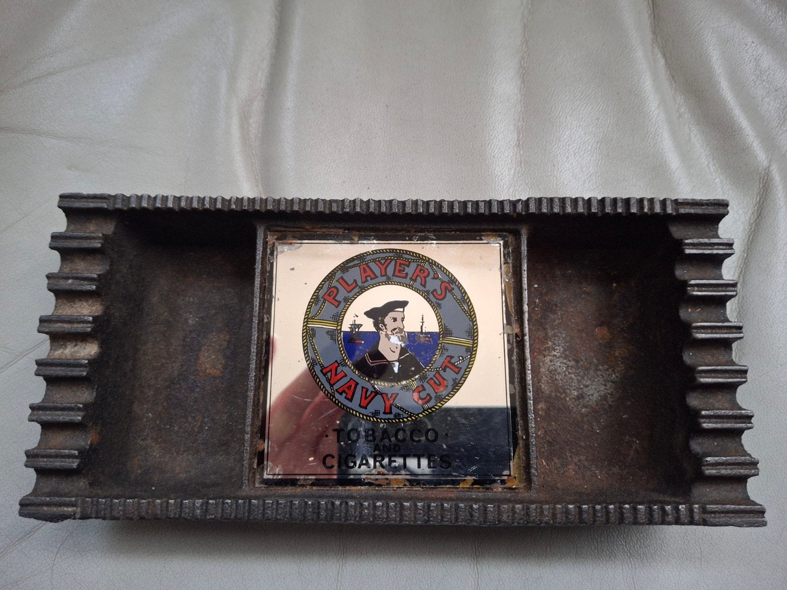 vintage Players Cut metalen asbak, Ophalen of Verzenden