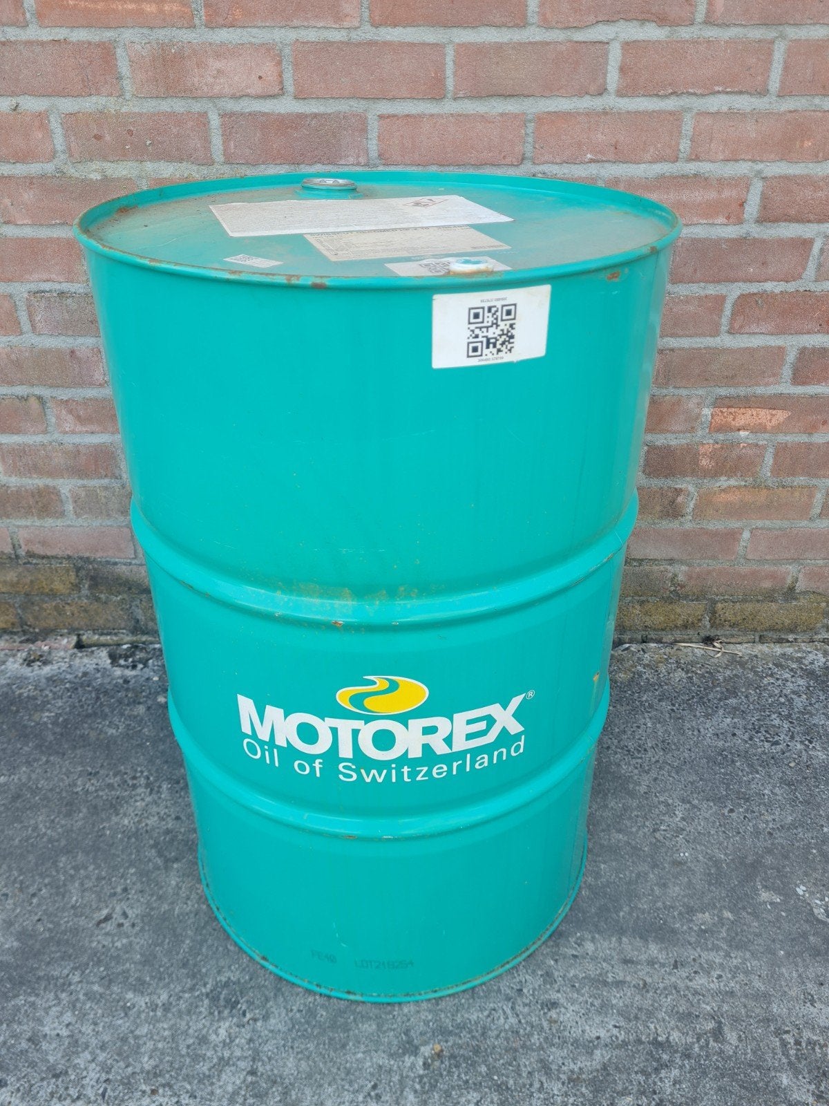 200 liter vat / olieton / drum, Ophalen, Zo goed als nieuw, Vuurton