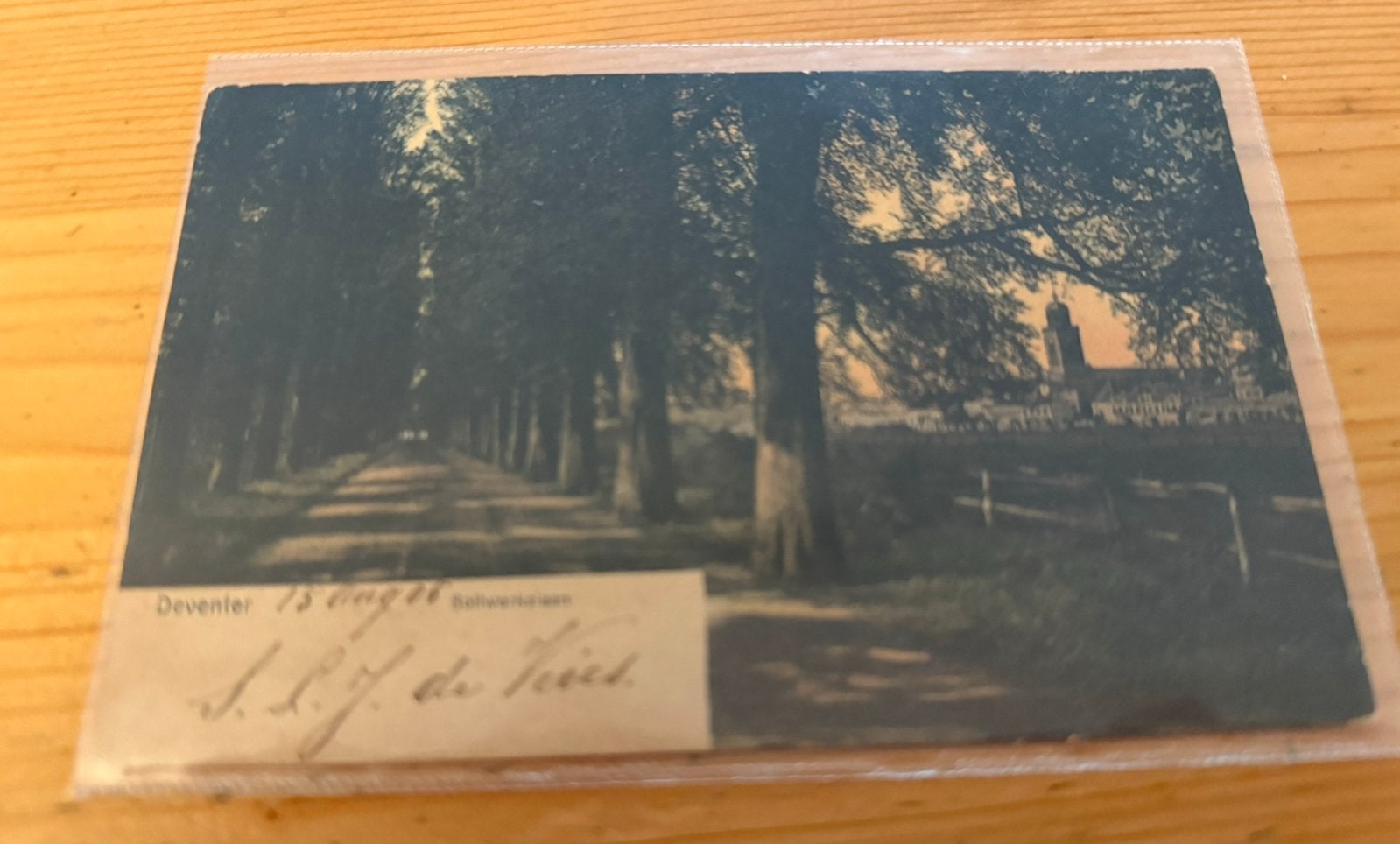 Ansichtkaart Deventer Bolwerksweg, Ophalen of Verzenden, Voor 1920, Overijssel