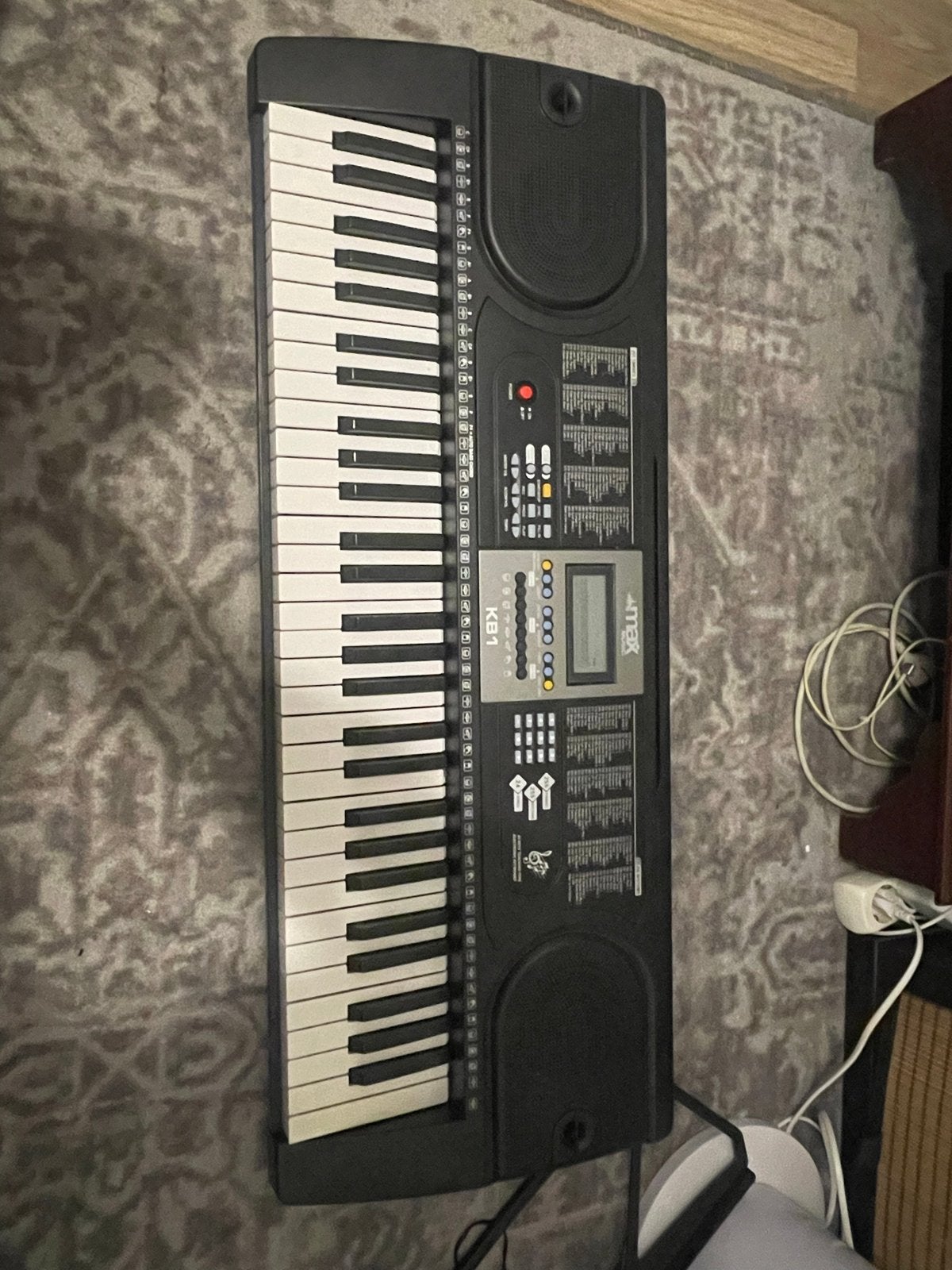 MaxMusic KB1 Keyboard met lesmethode, Ophalen, Gebruikt, 61 toetsen, Overige merken