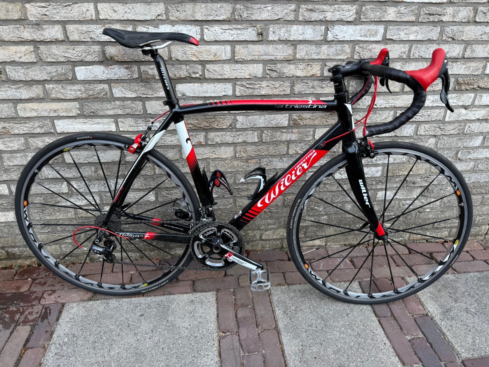 Willier triestina racefiets, 28 inch, Gebruikt, Velgrem, Aluminium