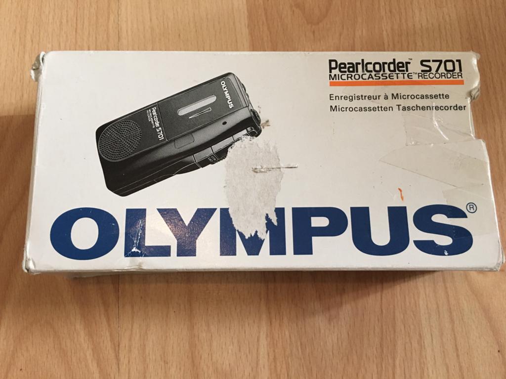 Olympus pearcorder S701 Microcassette recorder, Ophalen of Verzenden