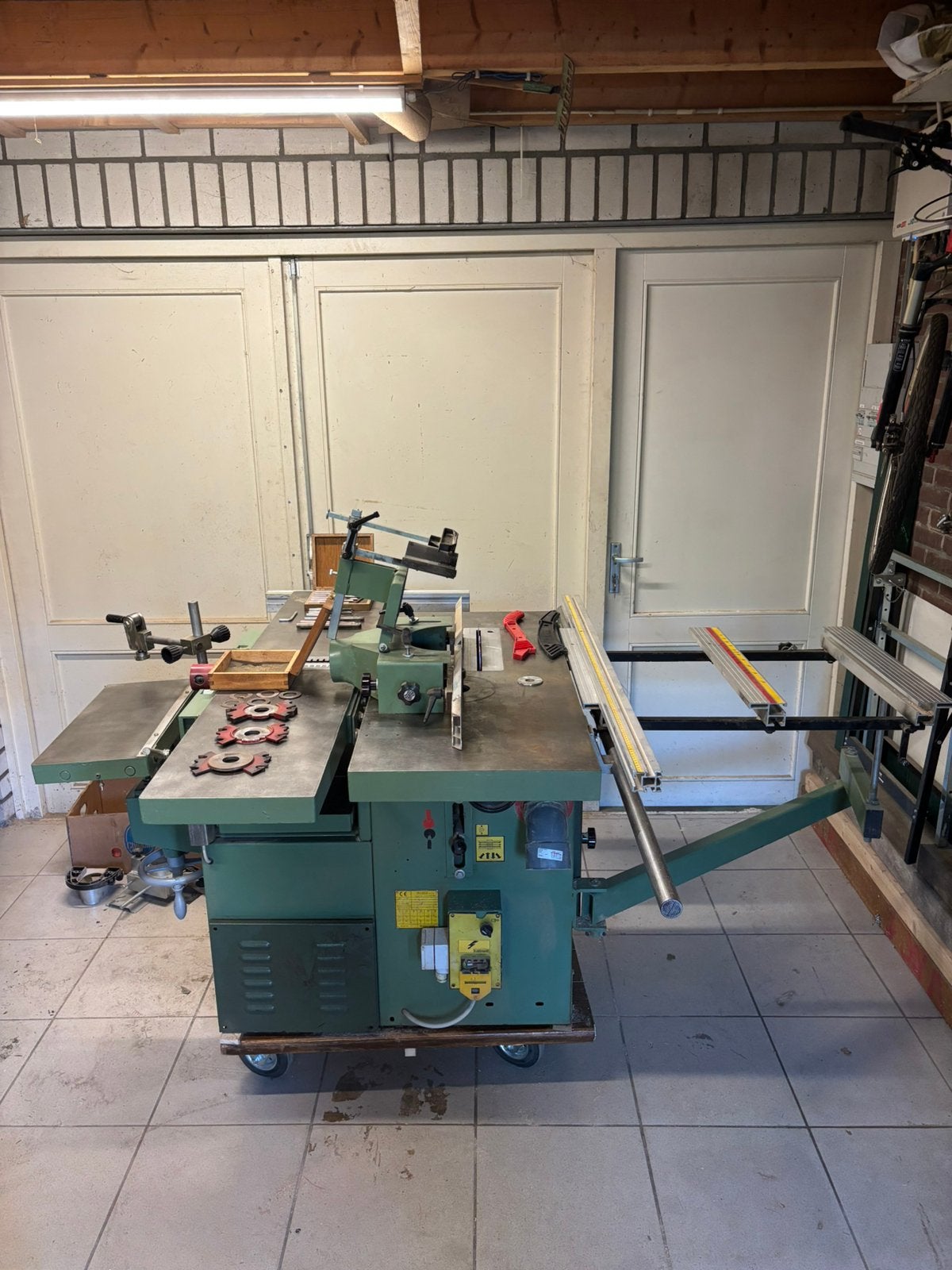 SICAR combinata Brava 300  combinatiemachine, Ophalen, Gebruikt, 70 mm of meer, Lintzaag