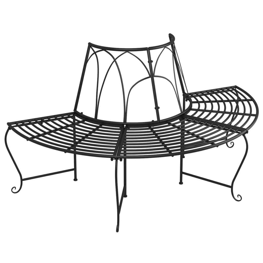 Boombank parkbank halfrond ijzer ø159 GRATIS BEZORGD!, Verzenden, Nieuw, Nvt, Nvt